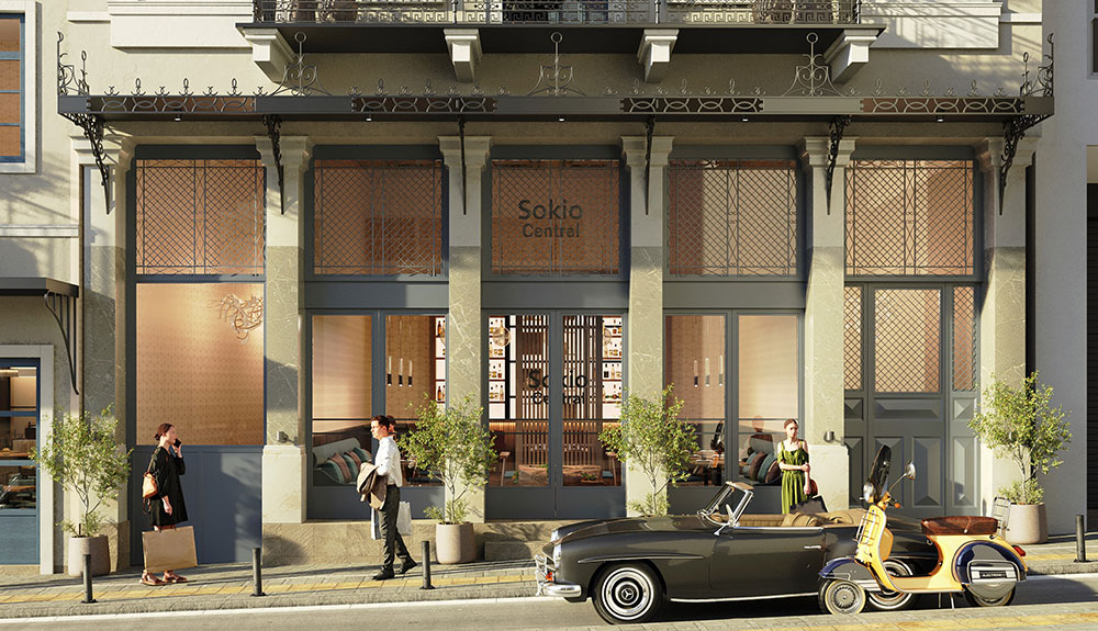 Sokio Central 日间店面外观